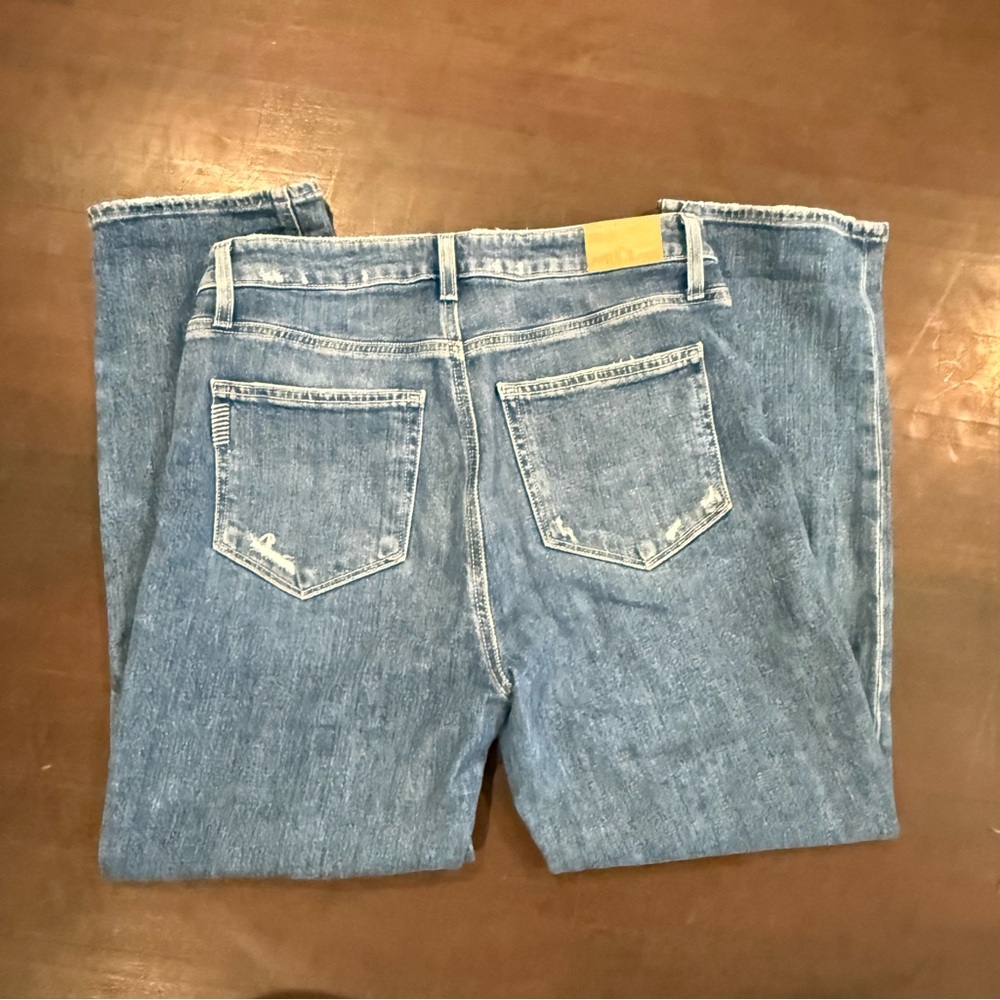 PAIGE Sarah Straight Ankle Jeans NWOT in Nightingale Wash - Picture 10 of 11